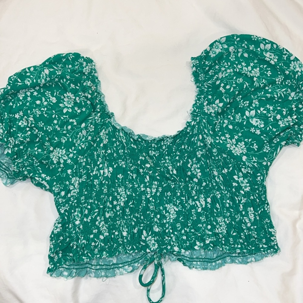 Floral crop top - Picture 3 of 3